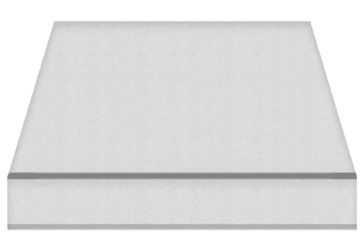 Tenda da Sole a Bracci Estensibili su Barra Quadra Tempotest Para', col. Grigio 79, Largh. 3,6m x Sporgenza 2.60m con Arganello Destro