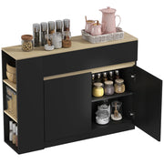 Armadio da Cucina ¨C Minimal ¨C Nero 110x29,5x82 cm