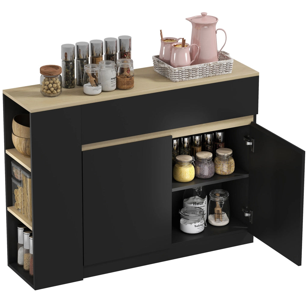 Armadio da Cucina ¨C Minimal ¨C Nero 110x29,5x82 cm