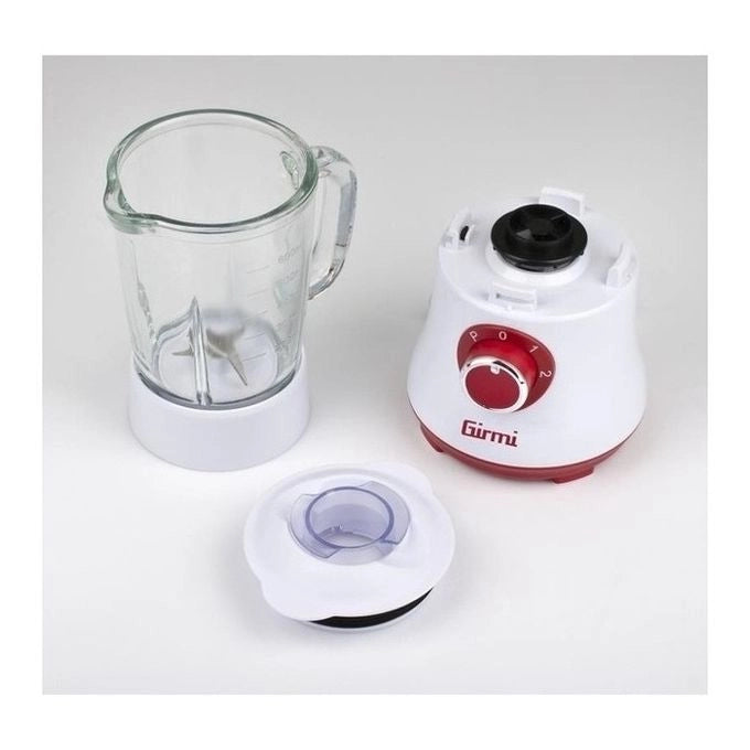 Girmi FR23 Frullatore da Tavolo 600 ml 300 W 4 Lame Acciaio Inox 2 Velocita' Funzione Pulse colore Bianco