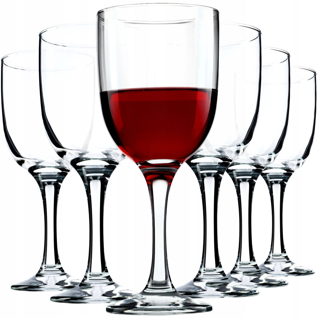 Set di 6 bicchieri da vino rosso e bianco KADAX da 290 ml