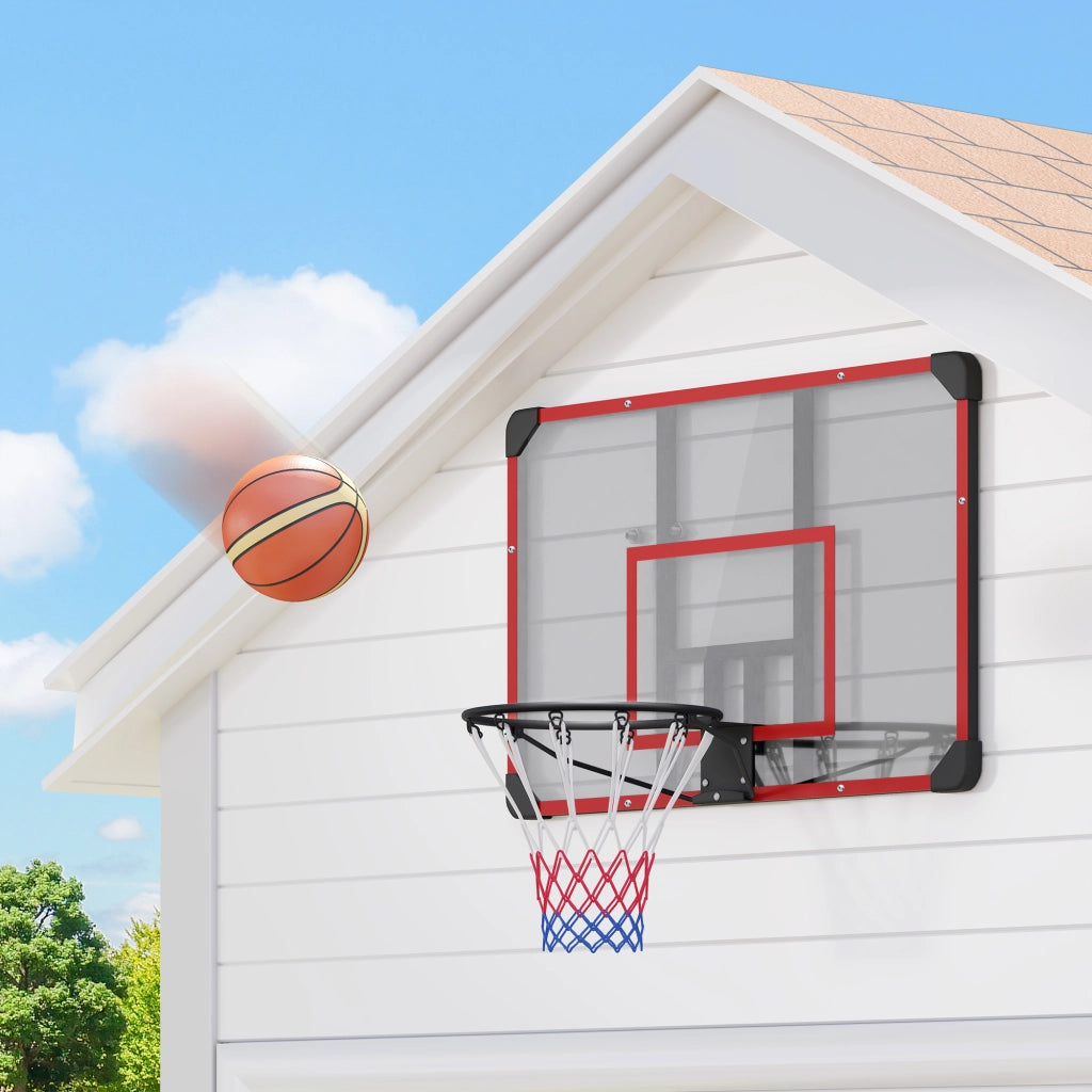 Canestro da Basket da Muro ¨C zephmum ¨C Nero 113x61x73 cm