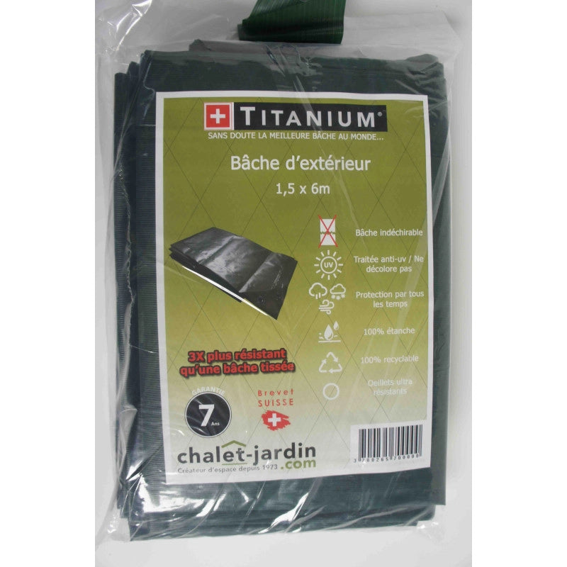 Telo TITANIUMÂ® verde 1,5x6m