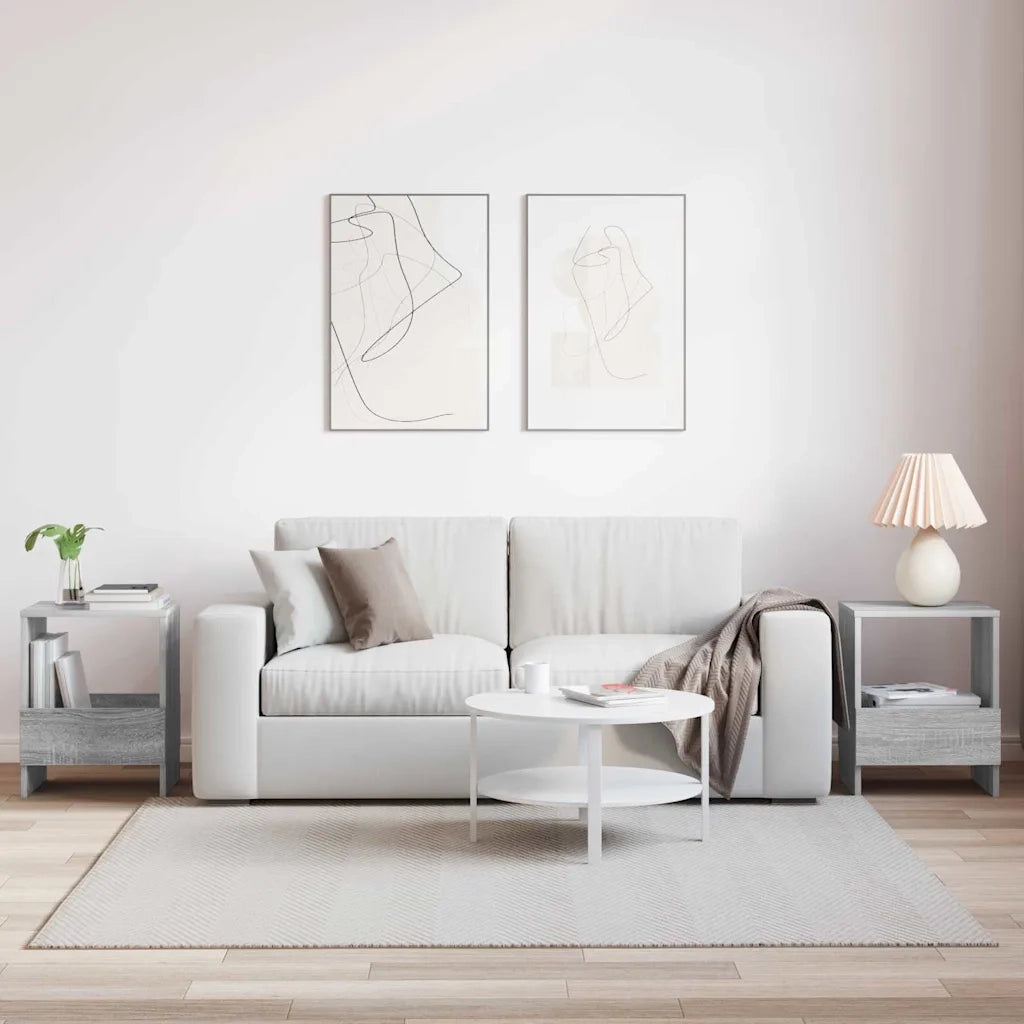 Scaffale per riviste 2 pcs Grigio Sonoma 35 x 30 x 45 cm 890979