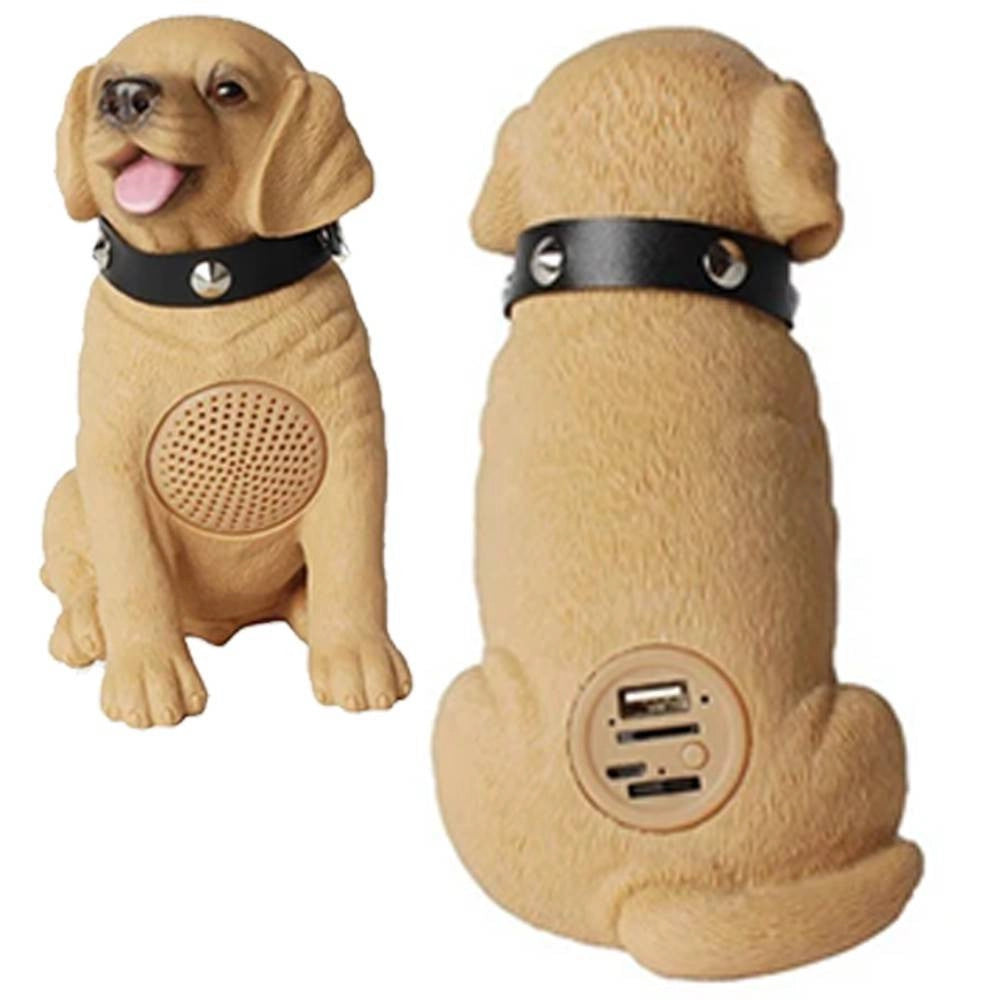 Trade Shop - Altoparlante Bluetooth Wireless A Forma Di Cane Speacker Radio Stereo Portatile -