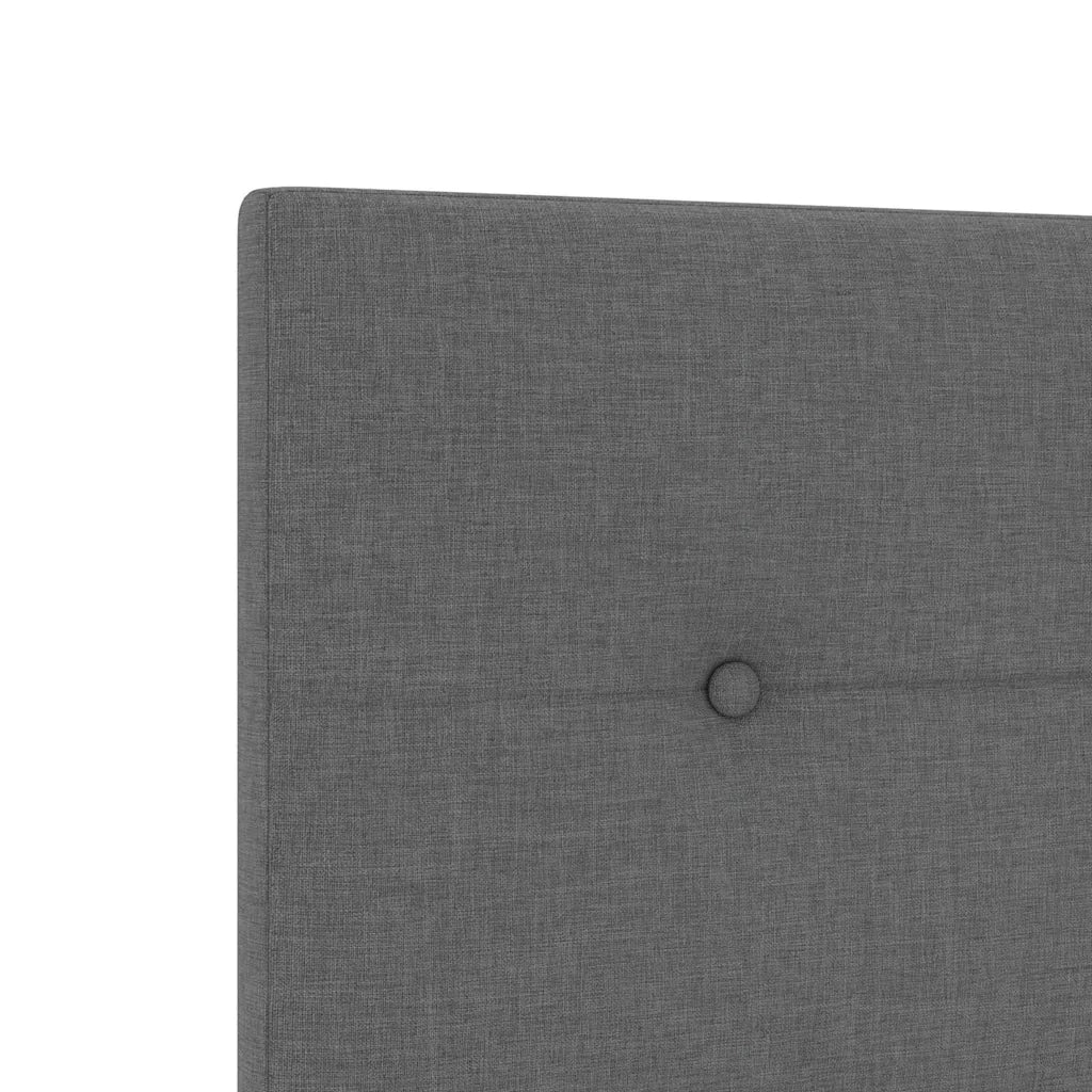 Testiera | Testata regolabile in altezza Grigio scuro 160 cm Tessuto