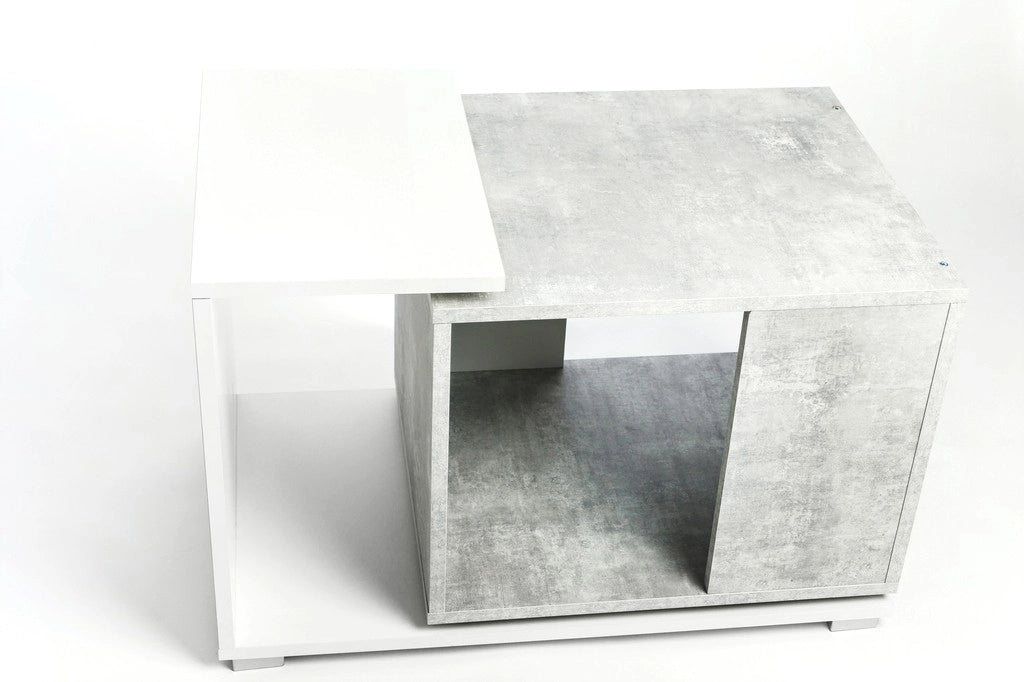 Diversa Cabinet Duo Grey White cm74x45x50h - supporto double face per High Terrarium