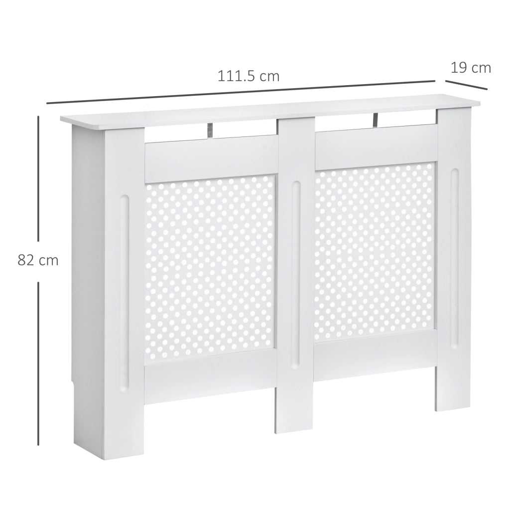 Copritermosifone MDF Bianco ¨C Xylo ¨C 111.5x82x19 cm