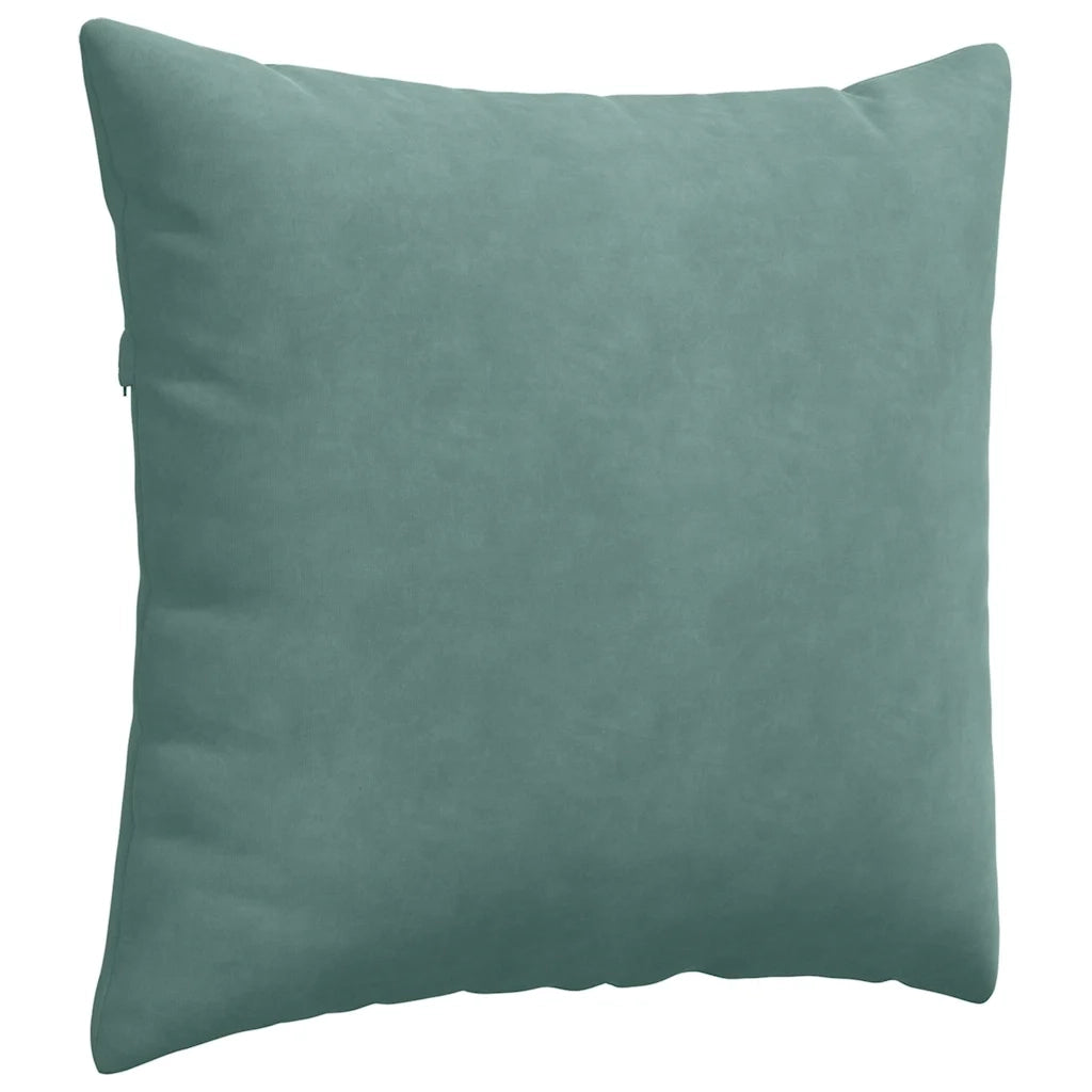 Cuscini da Divano 2 pcs Verde Mare 45 x 45 cm Tessuto in Cords 42013938