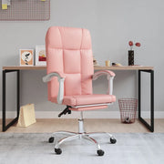 Poltrona da Ufficio Reclinabile Rosa in Similpelle 349643