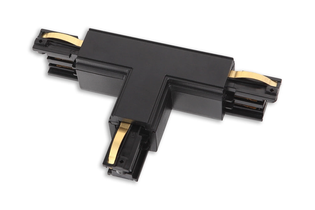 Connettore T sinistro nero 3F per binario Maxlight