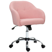 Poltrona da ufficio ergonomica regolabile ¨C zephmum ¨C imbottita rosa