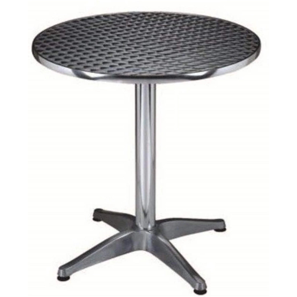 TAVOLO DA BAR TONDO 70 X H 70 CM WATERPROOF IN ALLUMINIO