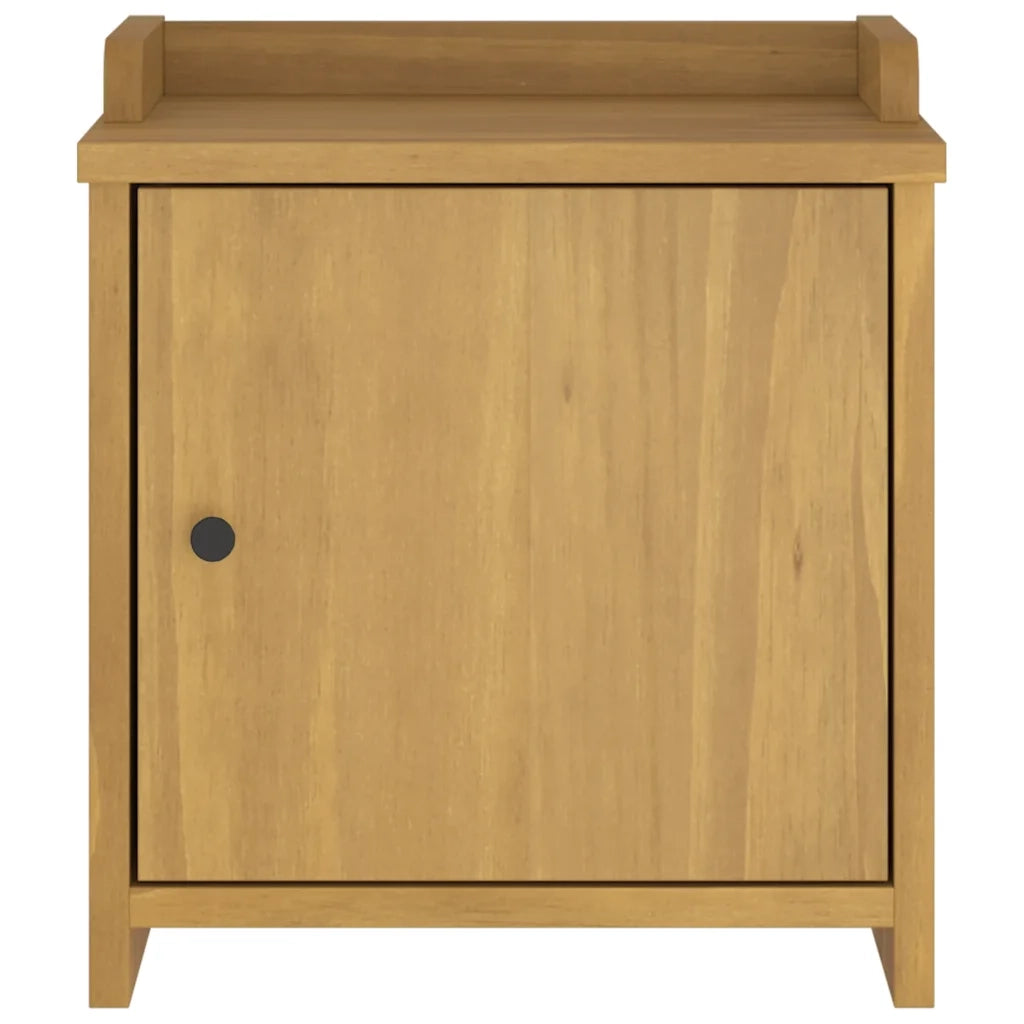 Panca da Corridoio-Sgabello-Panca con Contenitore SANDNES 45x40x50 cm Legno Massello di Pino 970600