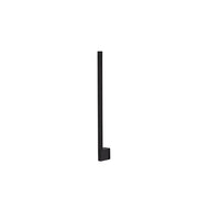 Applique esterna lineare nera 60cm LED 8W 4000K IP54