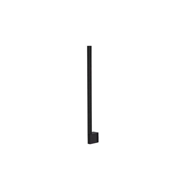Applique esterna lineare nera 60cm LED 8W 4000K IP54
