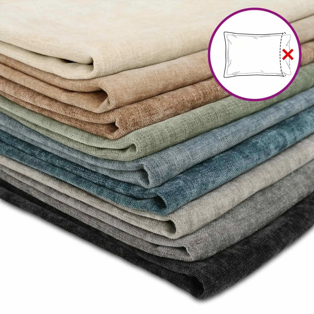 Federa 6 pz HEERLEN Blu Ø 50 cm Tessuto Chenille 922638