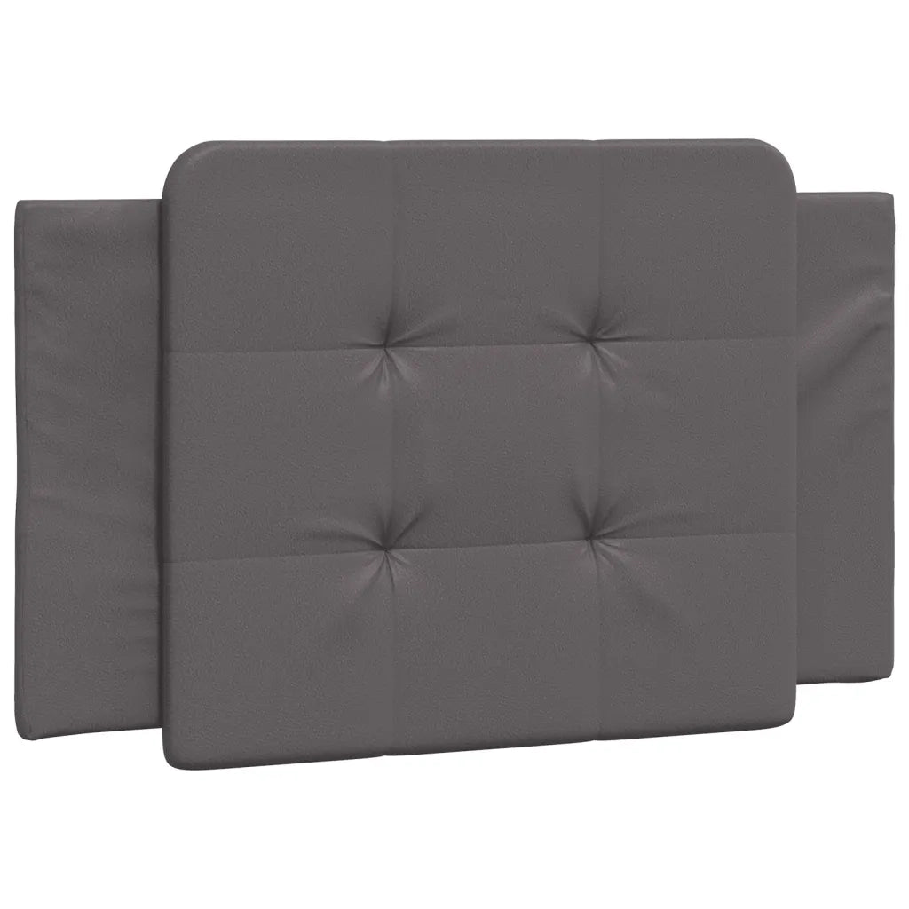 Cuscino Testiera Zadar Grigio 90 cm in Similpelle 374839