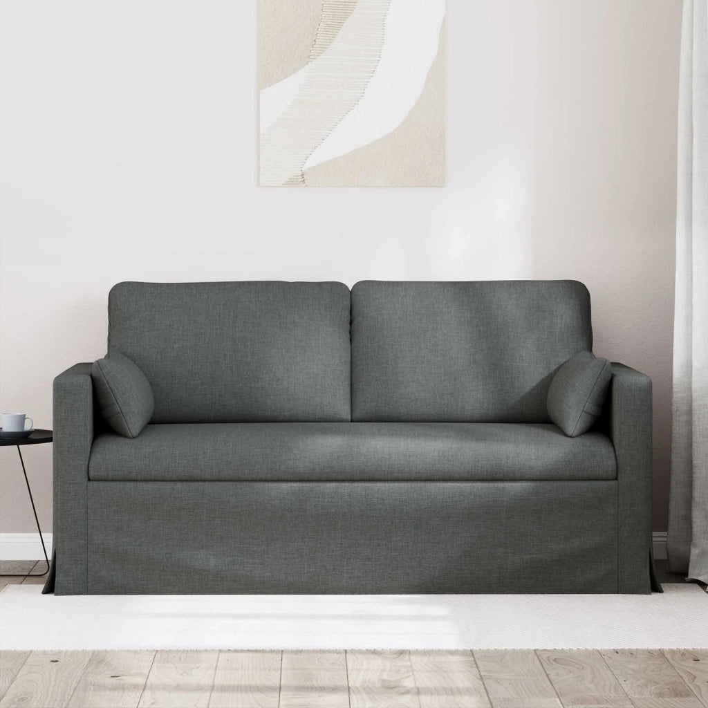 Divano Grigio scuro 158 x 78 x 80 cm Tessuto 42024363
