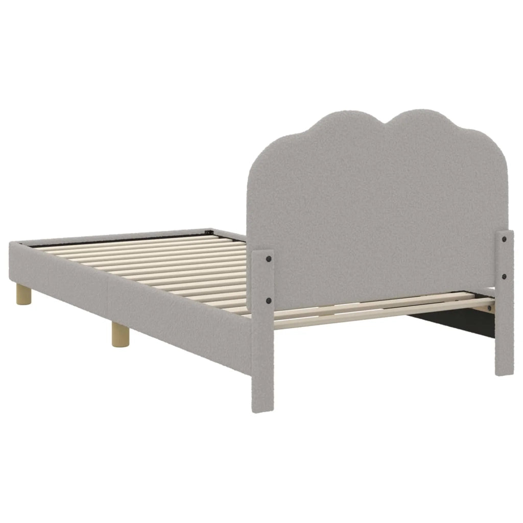 Struttura letto bambini con testata Grigio chiaro 90 x 200 cm 42010978