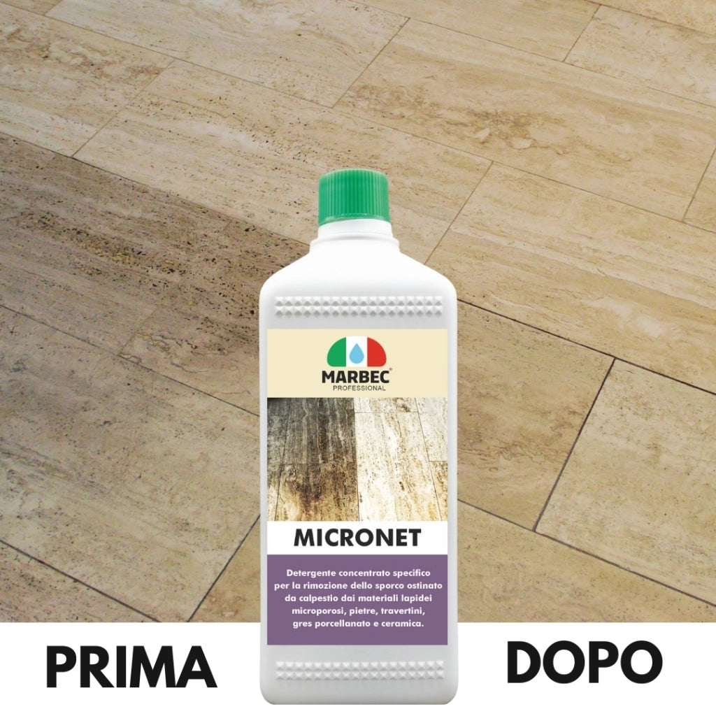 Detergente per gres porcellanato e pietre MICRONET   20LT