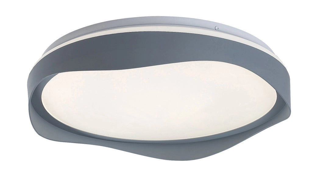 Plafoniera LED moderna ondulata grigia Ø48cm 40W Rabalux