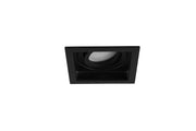 Faretto incasso quadrato nero Trio Kenai GU10 orientabile