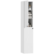 Mobile da bagno a parete ¨C Xylo ¨C bianco MDF 6 ripiani