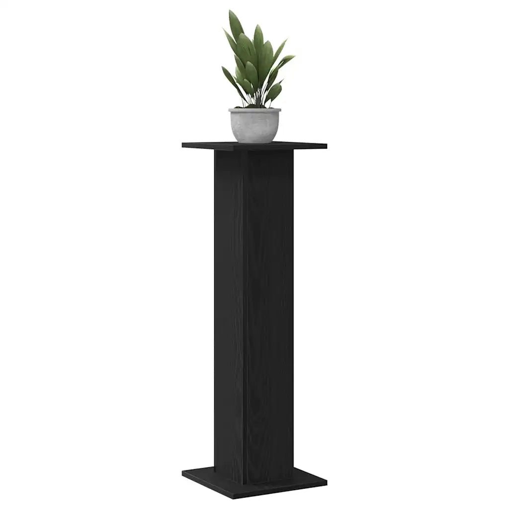 Supporto per piante 2 pz Rovere Nero 30 x 30 x 95 cm CFW5698225