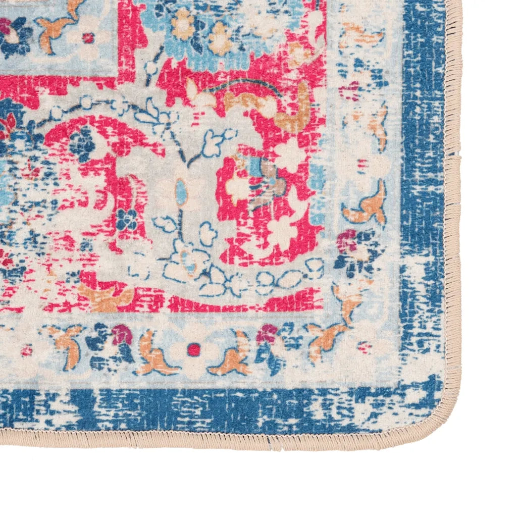 Tappeto Lavabile Multicolore 80x150 cm 136597