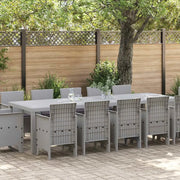 Set da Pranzo per Giardino Grigio chiaro e Antracite 3378630