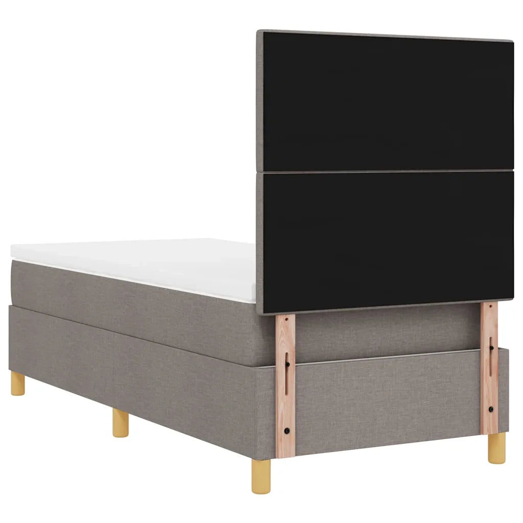 Letto a Sorgente LED con materasso Talpa 100 x 200 cm Tessuto 3343079