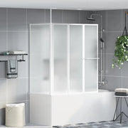 Schermo da Bagno Glassato 120 x 70 x 137 cm Alluminio 42023507
