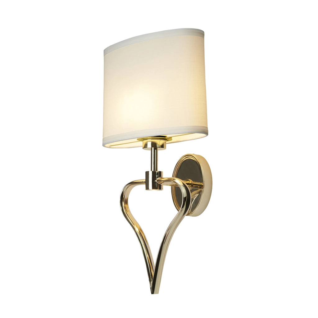 Applique oro Falmouth cuore 1xG9+LED 1W IP44 Elstead