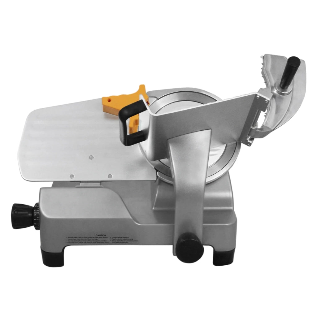 Affettatrice Elettrica Commerciale in Acciaio Inox Affetta Salumi Carni Formaggi Pane Verdure per Ristoranti Pizzerie Bar o Uso Domestico - 30 cm
