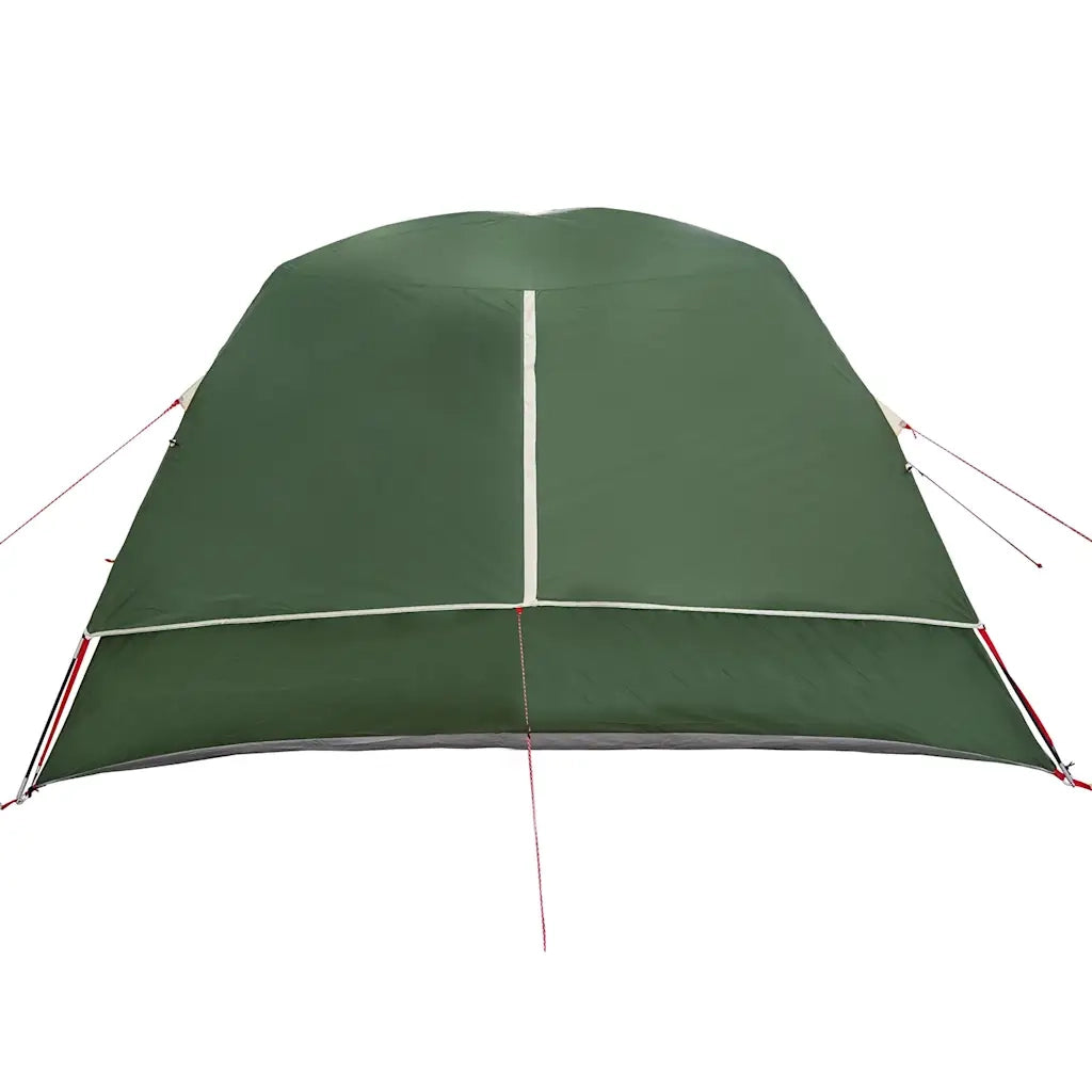 Tenda da Campeggio a Cabina per 4 Persone-Tenda per Escursionismo Verde Impermeabile 790456