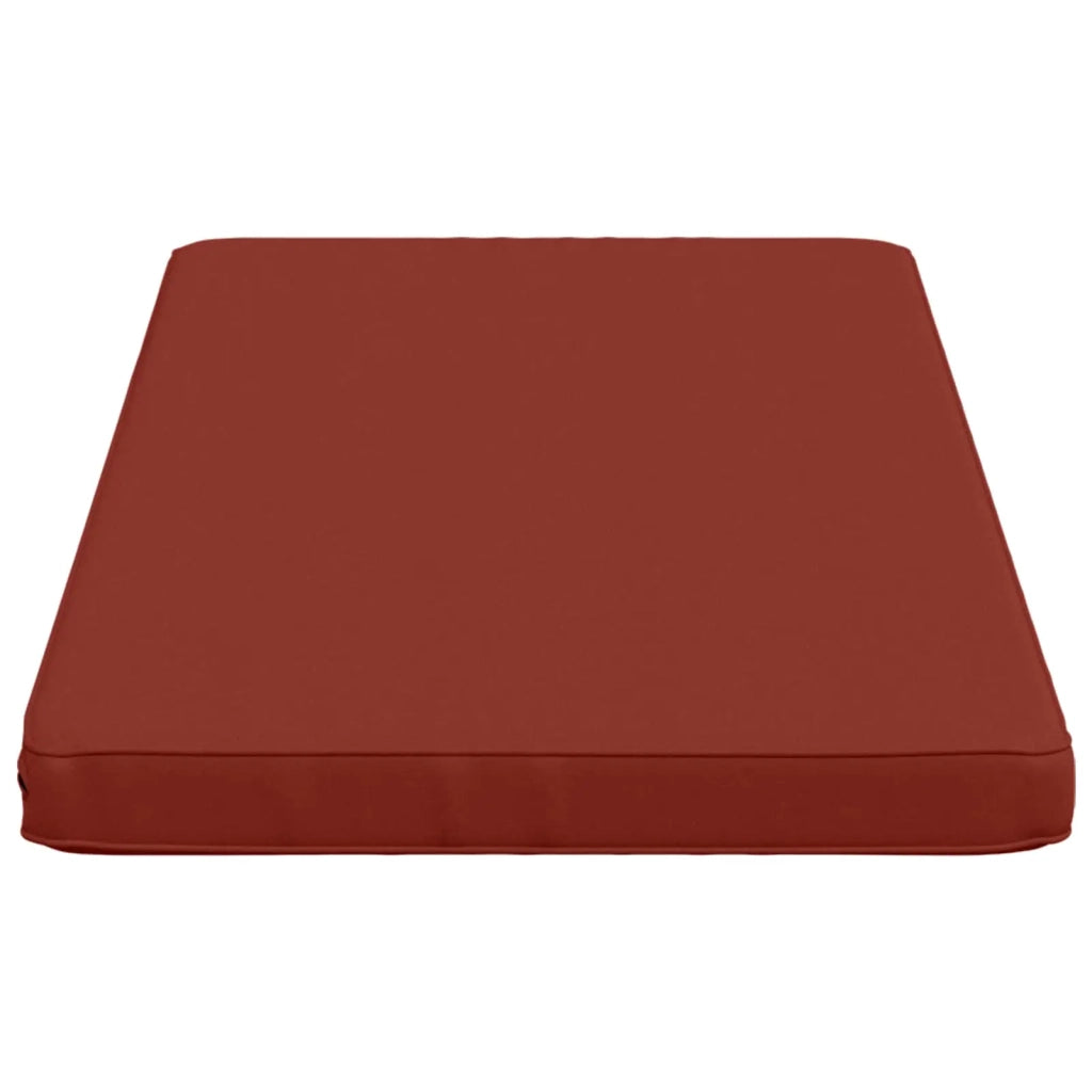 Cuscini per Panchina a 2 Pezzi VUGHT 2 pz 100% Poliestere Rosso 951765