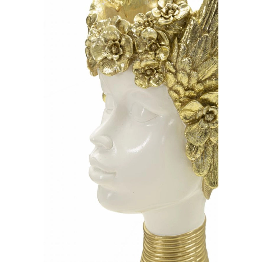 Scultura Icaro 1, Oro, Poliresina, 17,5x17x38 cm