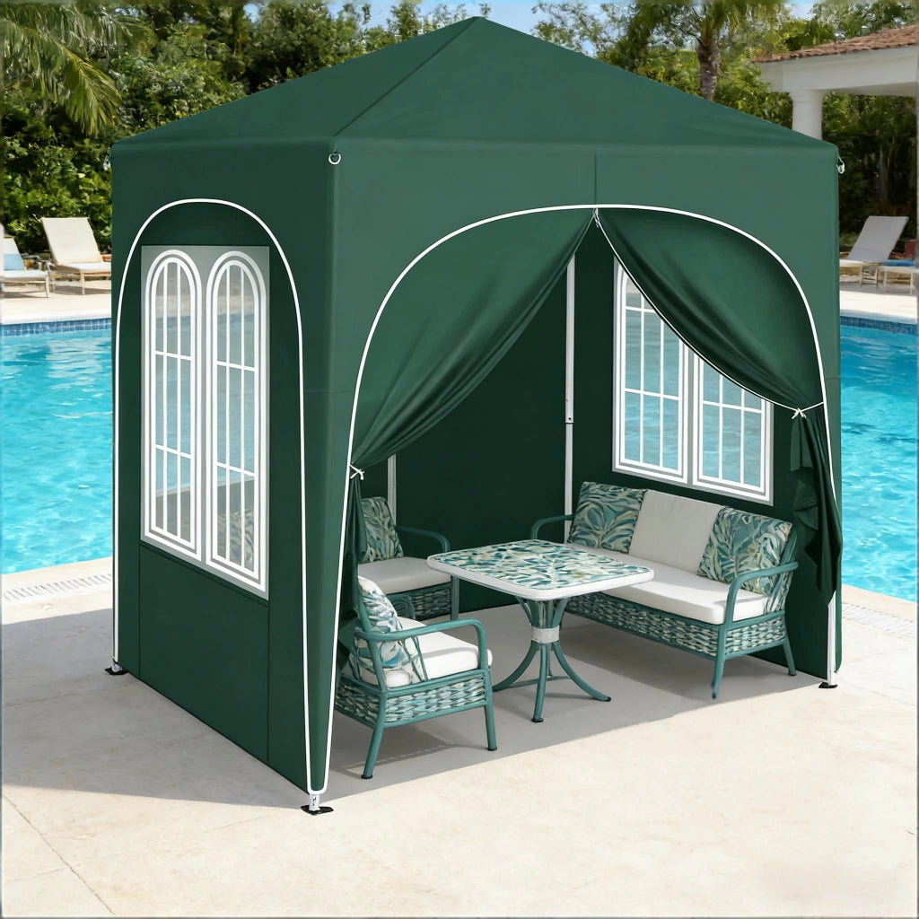 Gazebo outdoor chic protezione per eventi tenda per feste gazebo per giardino patio (solo con gazebo)