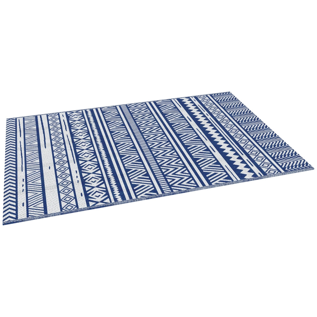 Tappeto da Esterno Reversibile 2 Motivi ¨C Minimal ¨C 274x182 cm PP Alta Densit¨¤ 310 g/m2