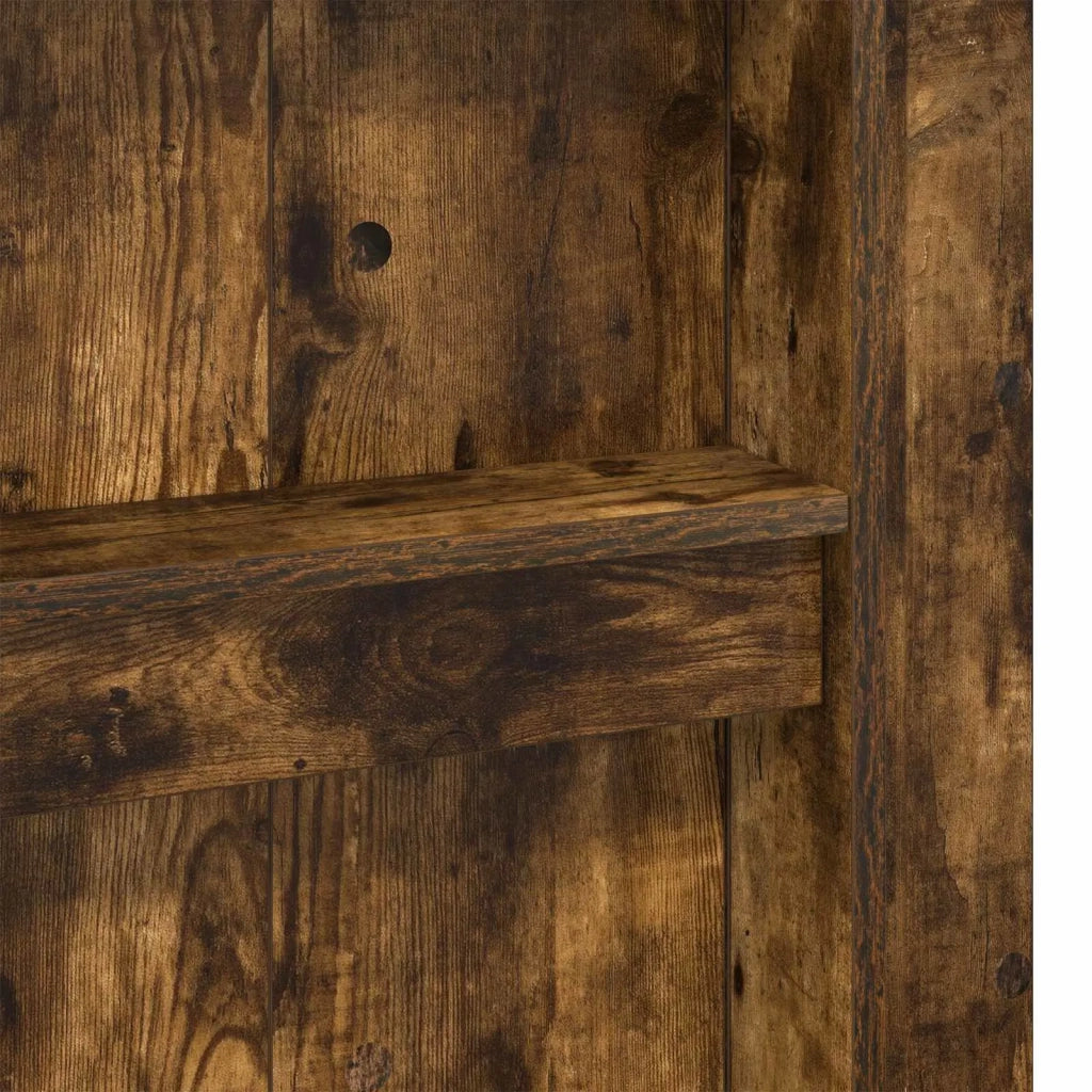 Struttura letto a castello con scrivania Rovere fumé 3410431