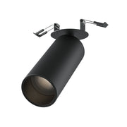 Maytoni Lampada da incasso moderna FOCUS LED 1 luce LED integrato nero alluminio
