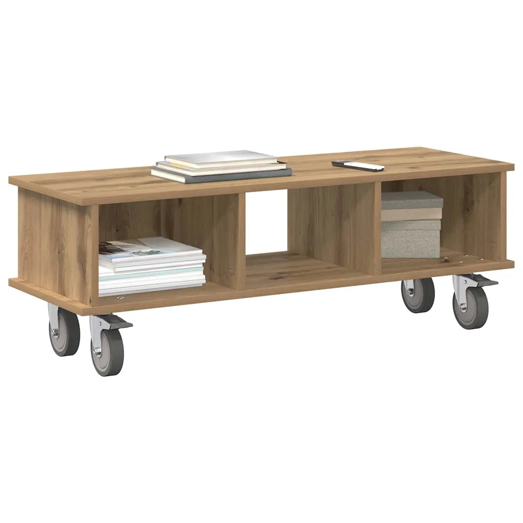 Supporto TV | Armadietto TV | Mobile Porta TV Rovere artigianale 100 x 35 x 35 cm