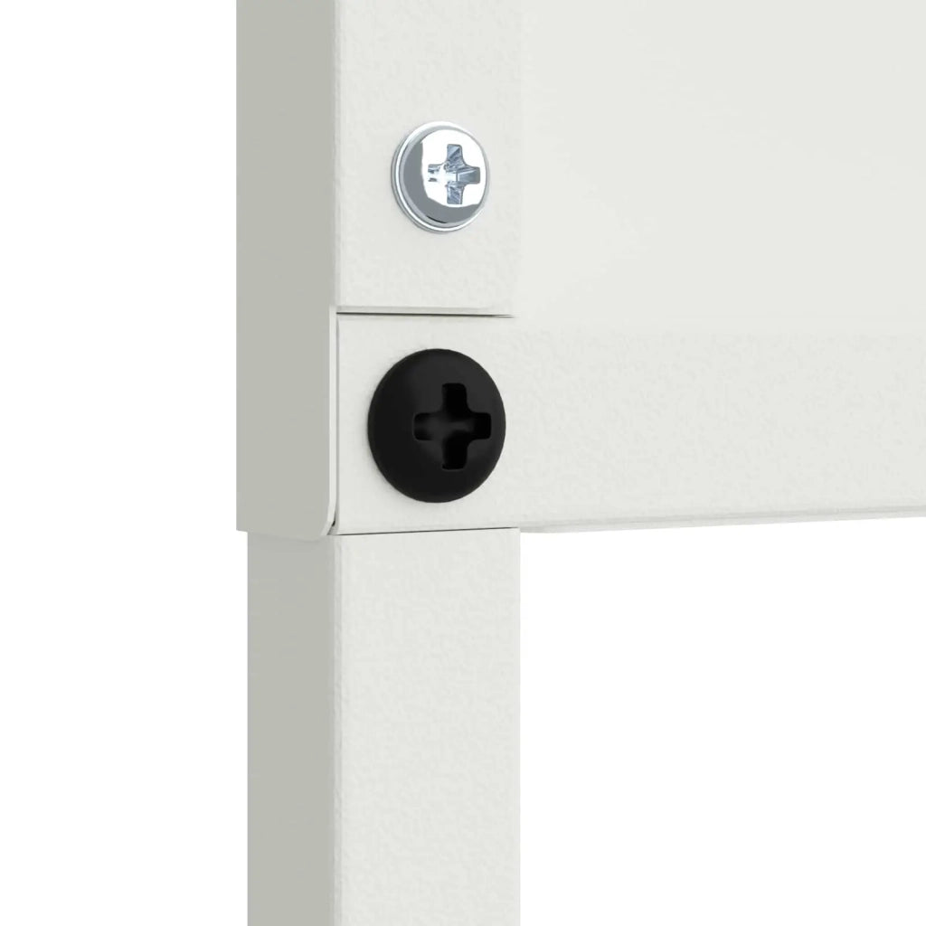 Schermo per privacy in giardino Traforo Bianco 32 x 140 cm 876211