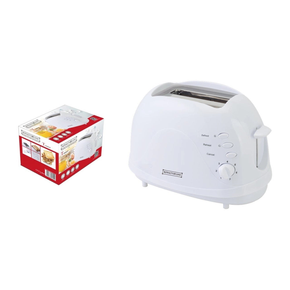 Trade Shop - Tostapane Per 2 Fette 700 W 7 Livelli Funzione Scongelamento Toast Bianco -