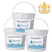 KIT MULTIAZIONE per mantenimento acqua piscina Volume piscina: Da 30 a 55 m³