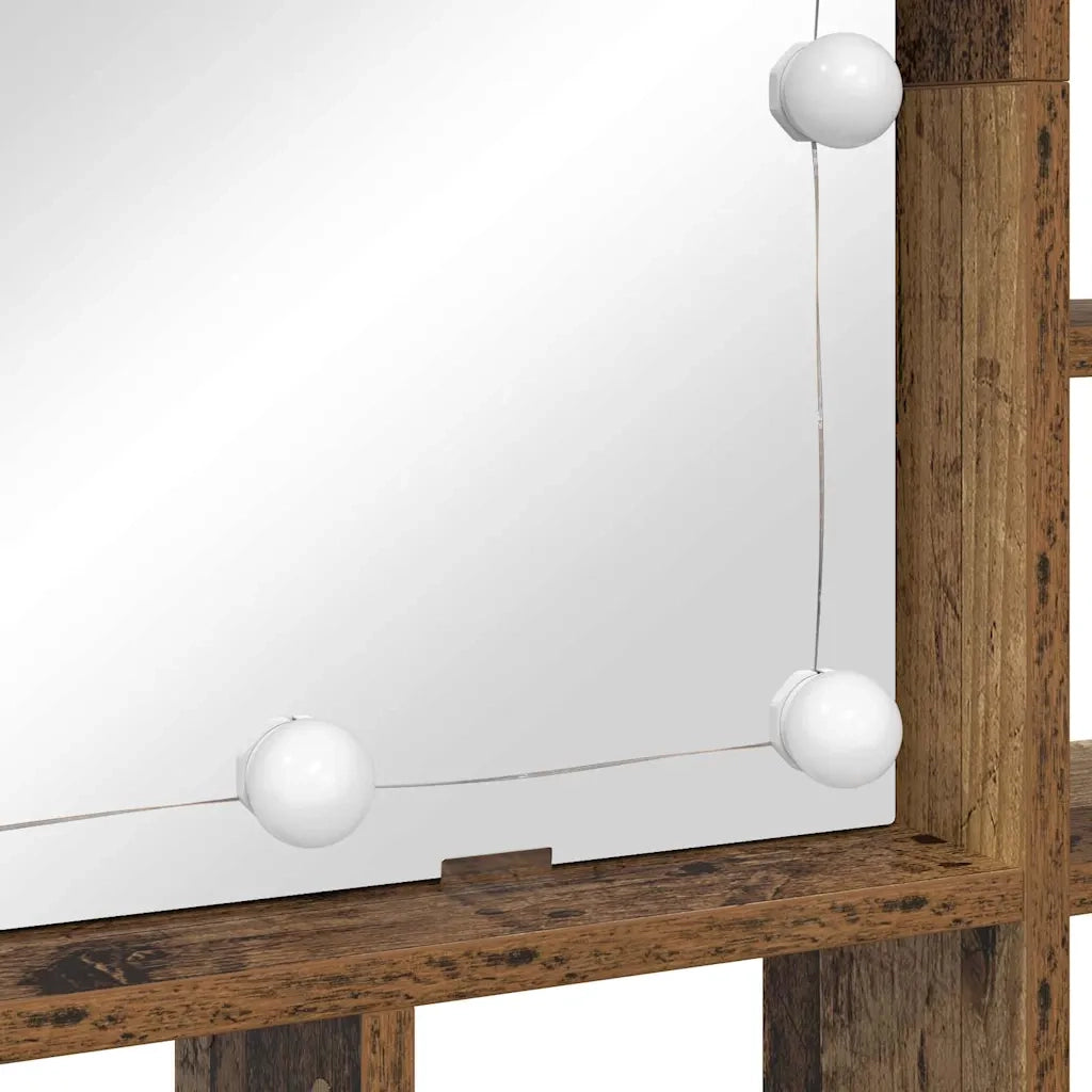 Mobiletto per specchio Legno vecchio 91 x 15 x 76,5 cm 879456