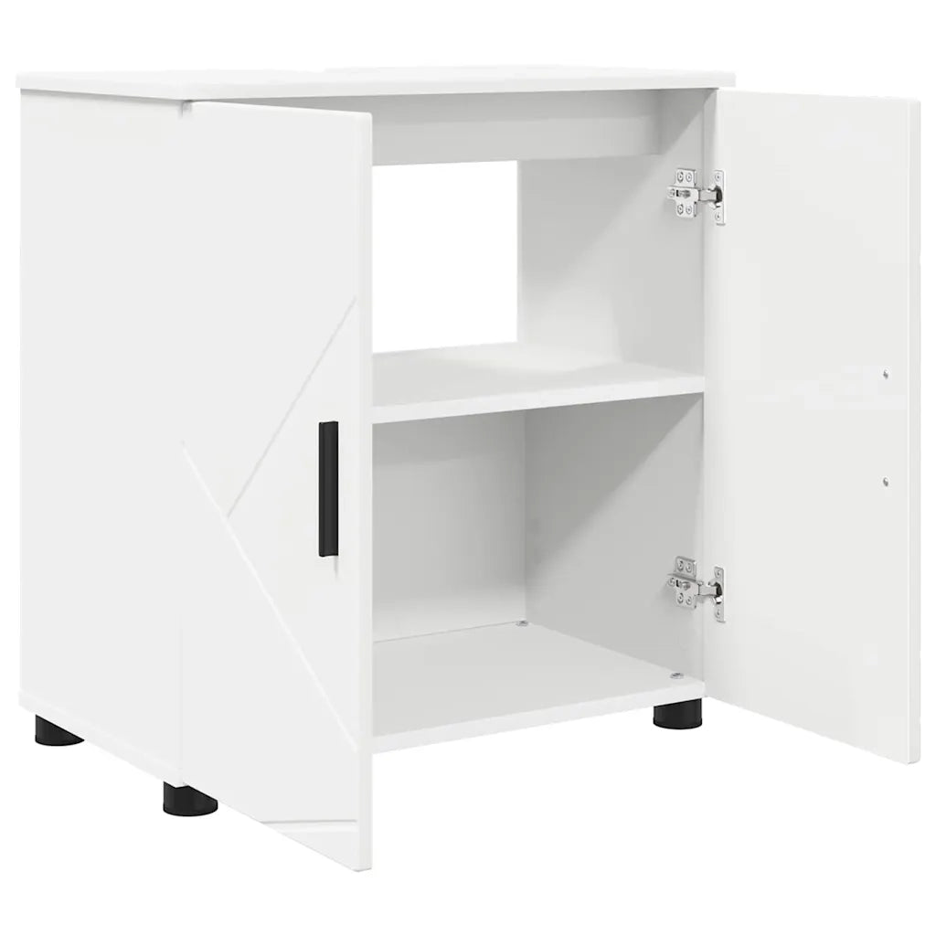 Set di mobili per il bagno con cassetto con porta 3 pcs Bianco 3392953