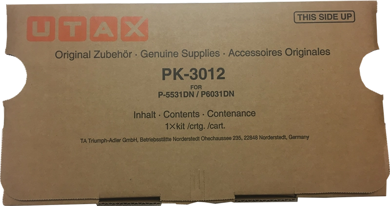 ORIGINAL Utax toner nero PK-3012 1T02T60UT0 ~25000 Seiten