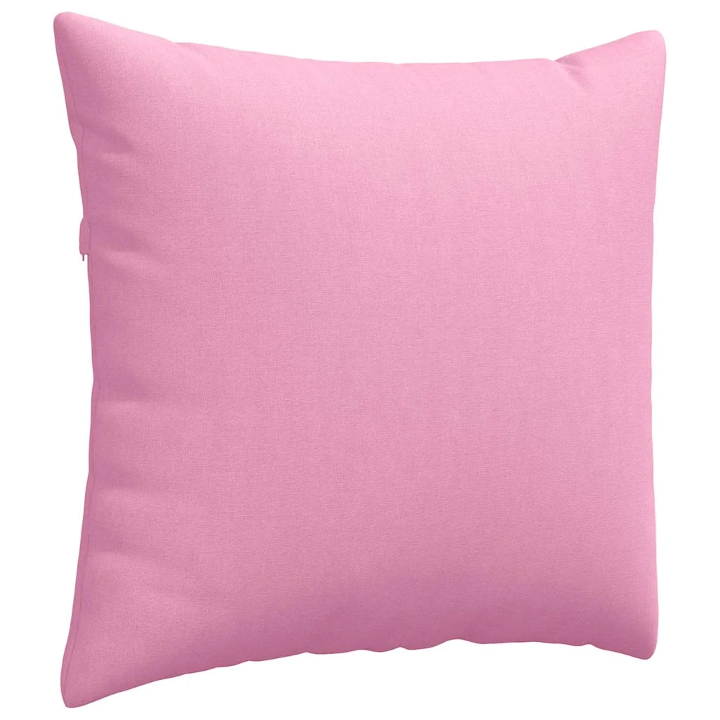 Cuscini da Divano 2 pcs Rosa 50 x 50 cm Tessuto 42013969